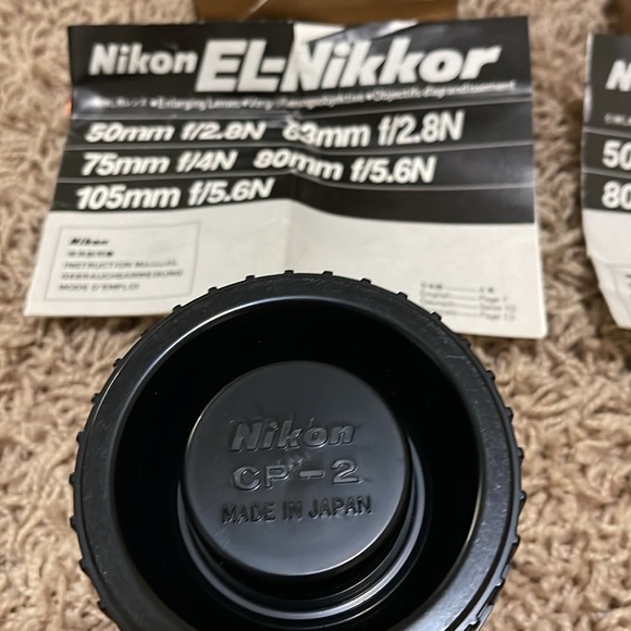 Nikon EL-Nikkor 75mm & 50mm enlarging lenses. - Picture 3 of 7